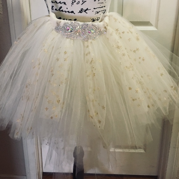 IVORY GIRL - flower girl tutu skirt - Picture 7 of 7